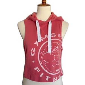 Gymshark Coral Sleeveless Hoodie